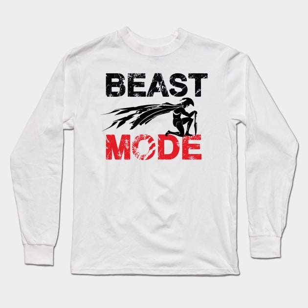 Beast mode on Long Sleeve T-Shirt by Boss creative